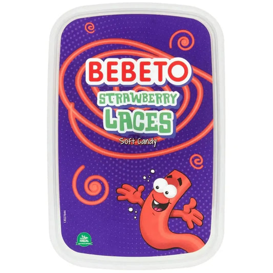 Bebeto Strawberry Laces Tub 500g