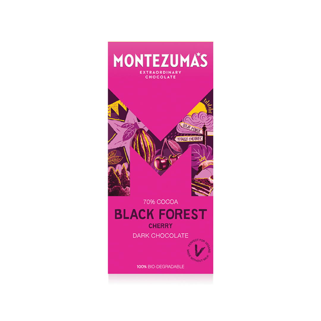 Montezuma'S Black Forest Bar (Dark W/Cherry)