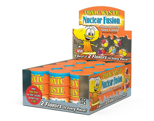 Toxic Waste Nuclear Fusion Ultra Sour Candy Drum 42g