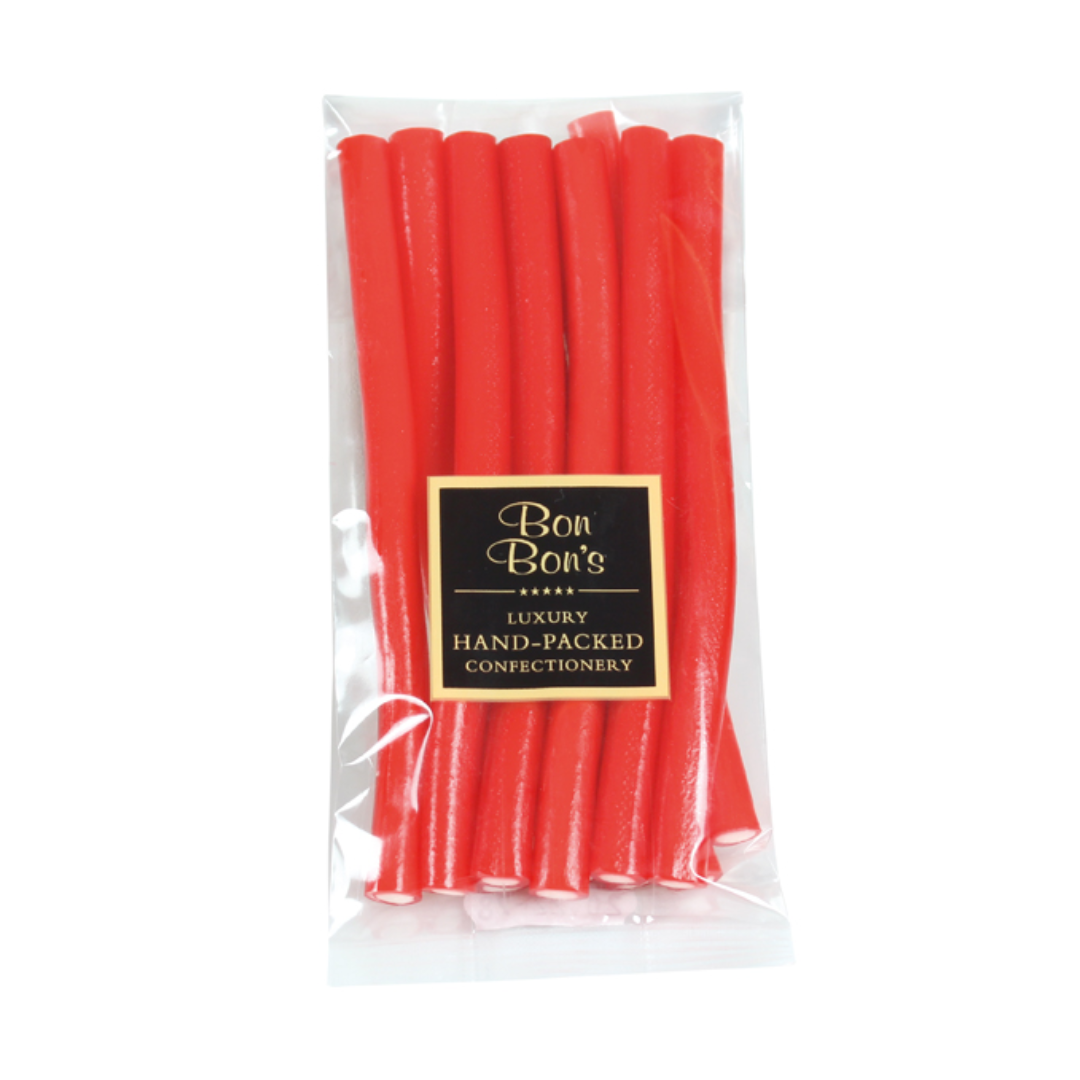 Mr Simms Filled Strawberry Candy Cables Bag 90g T402MS