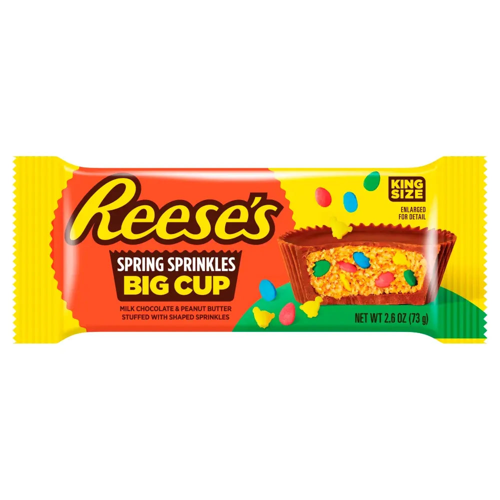 Reese's Peanut Butter Sprinkles Big Cup Kingsize 73g