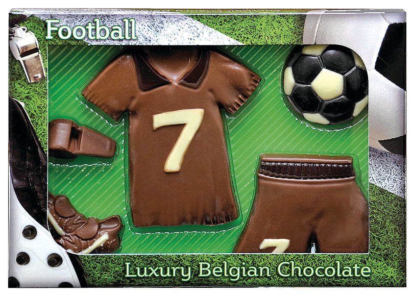 Milk Chocolate Football Gift Set 160g