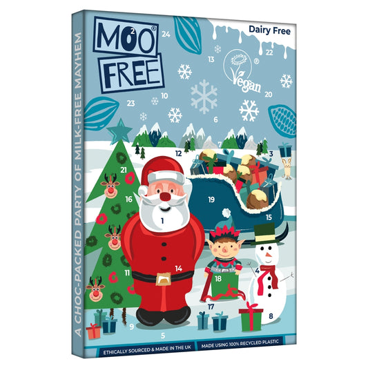 Moo Free White Choccy Advent Calendar 70g