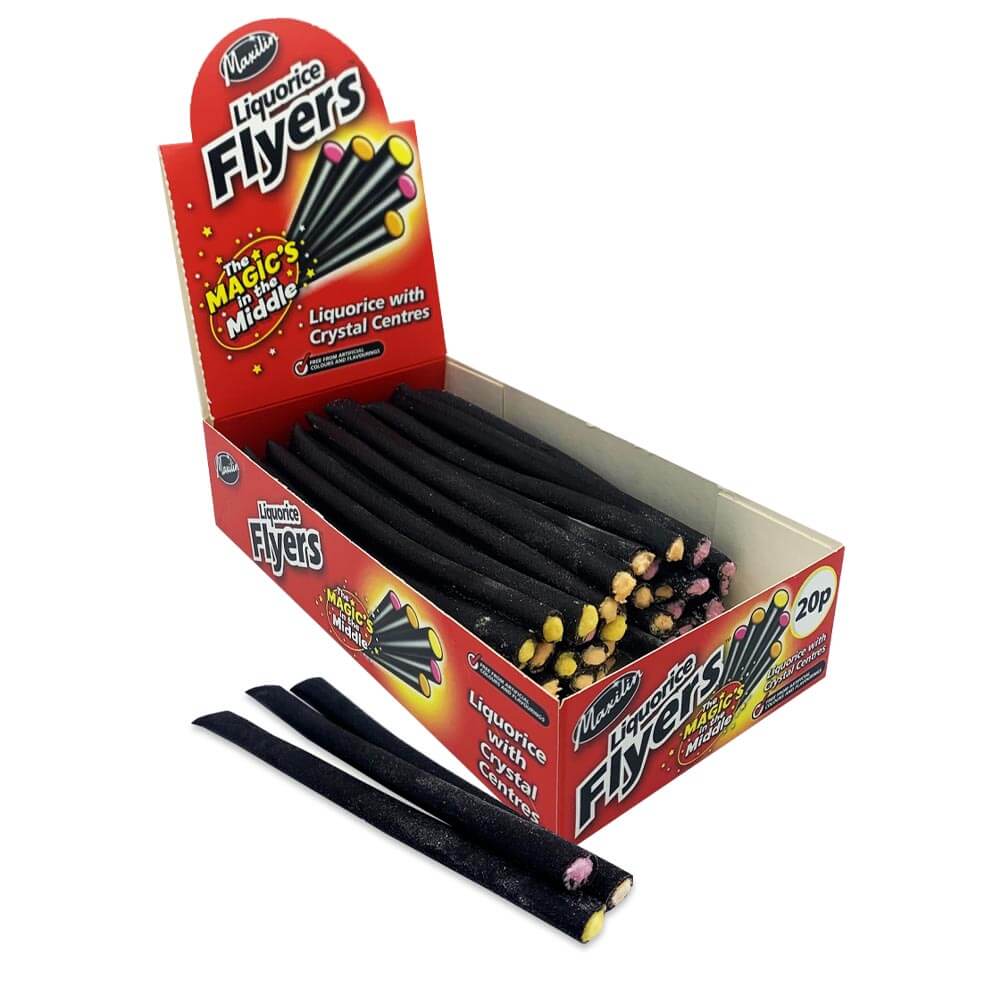 Maxilin Giant Liquorice Flyers 20p