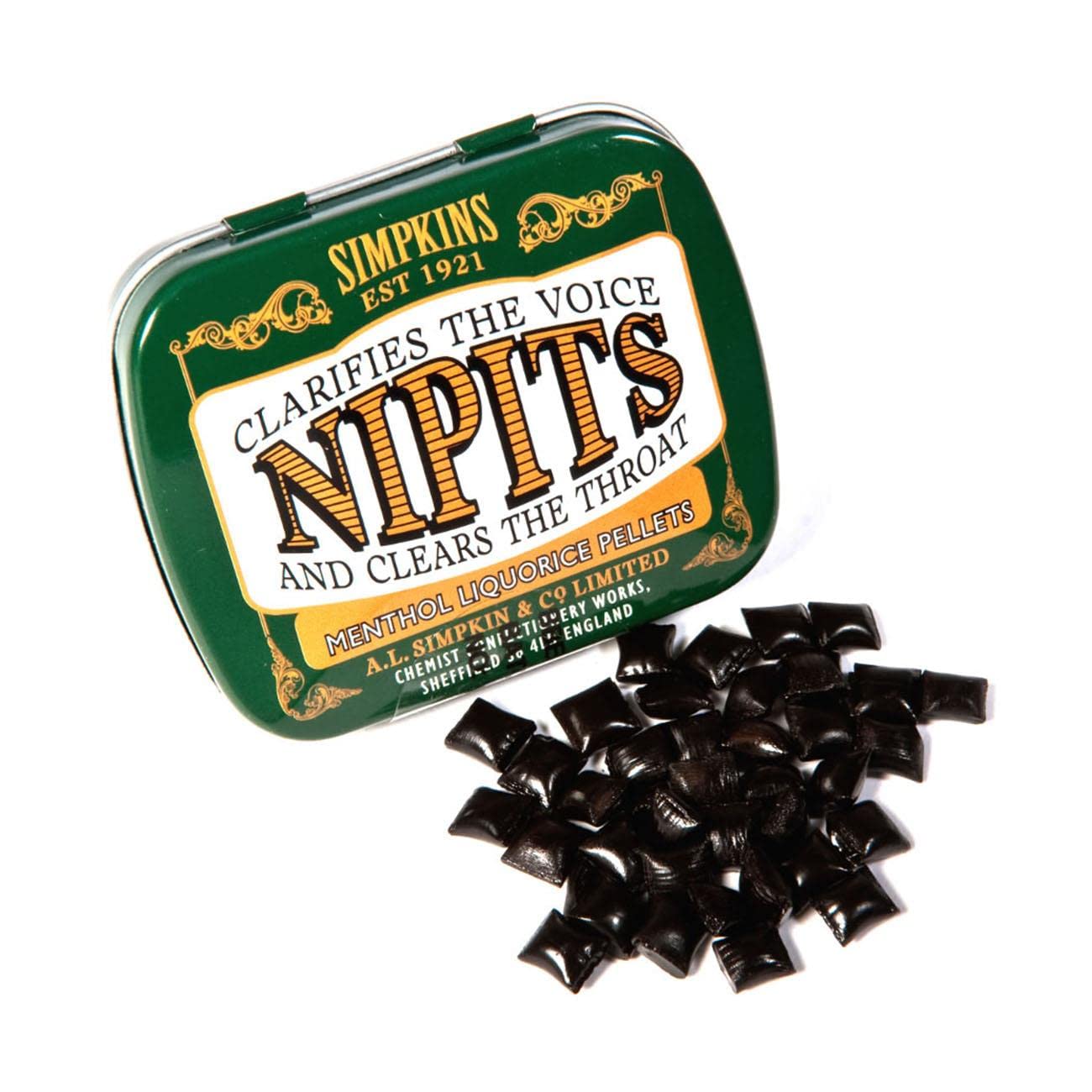 Nipits' Menthol Liquorice 12g