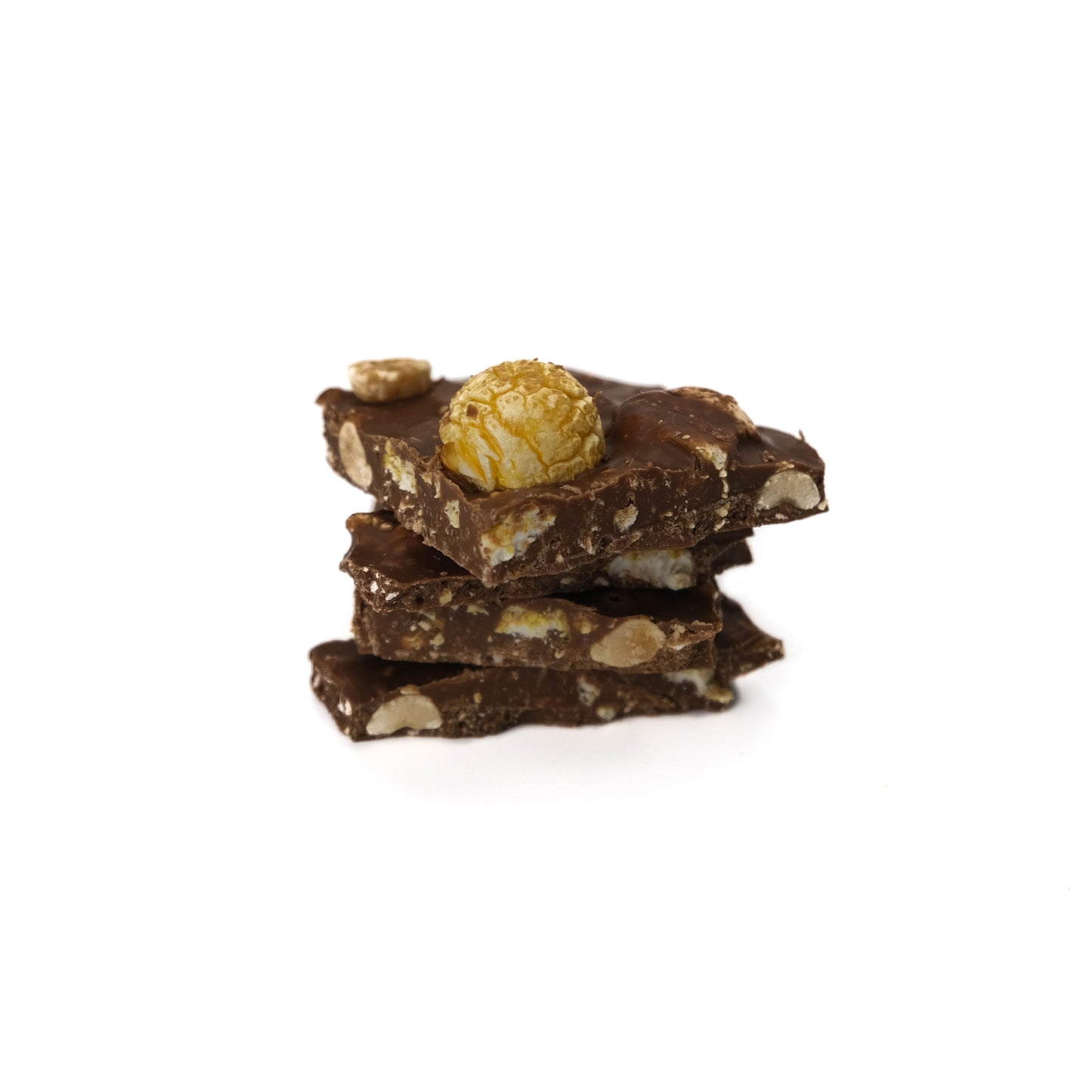 Popcorn Caramel Chocolate Bark 100g