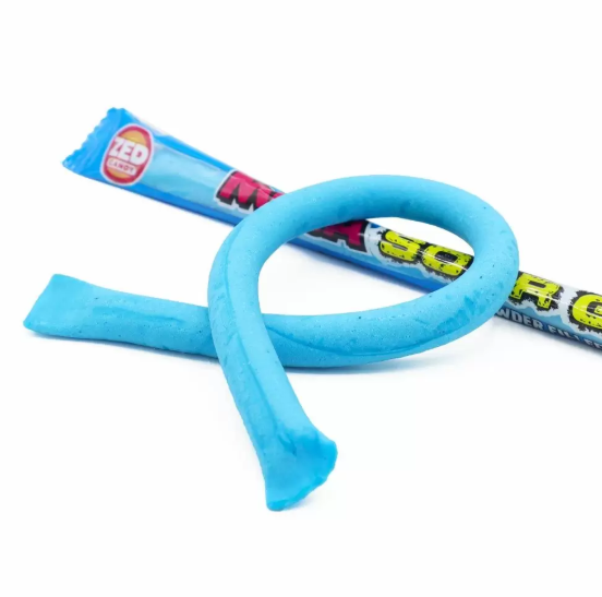 Zed Candy Screamers Mega Sour Blue Razz Gum 30g