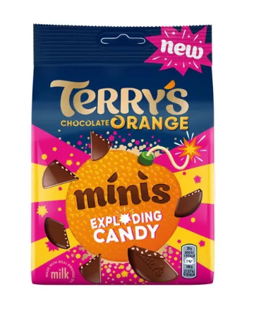 Terry's Chocolate Orange Exploding Minis Pouch 105g