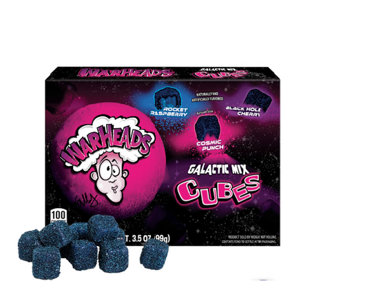 Warheads Galactic Cubes Theatre Box 99g