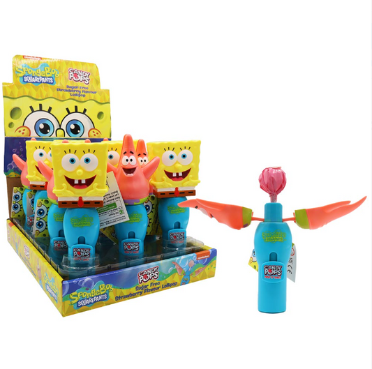 Spongebob Squarepants Sugar Free Candy Pop 8g