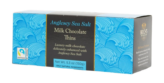 Beech'S Milk Chocolate Anglesey Sea Salt Thins 150G