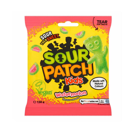 Sour Patch Kids Watermelon Flavour Sweets Bag 130g