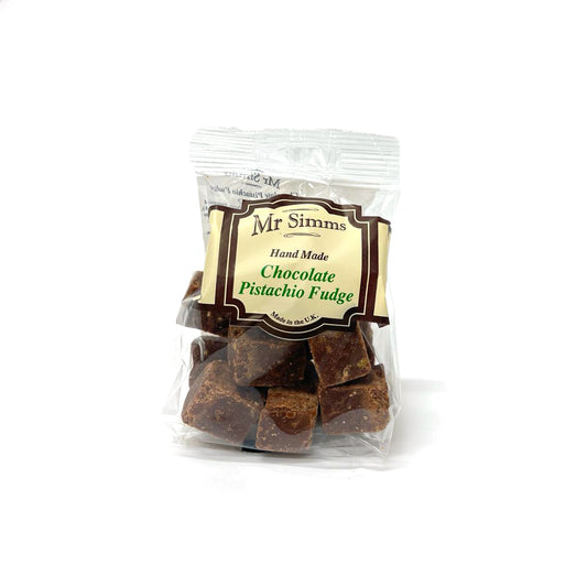 Mr Simms Chocolate Pistachio Fudge Bag 150G