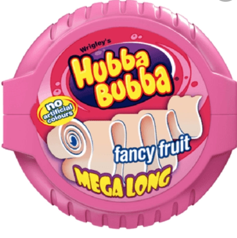 Hubba Bubba Fancy Fruit Mega Long Tape 56g