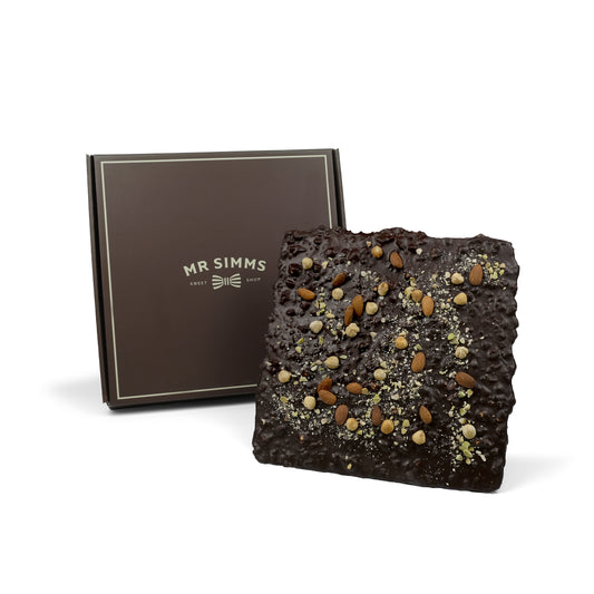 Mixed Nuts Dark Chocolate Bark Whole Piece 500g