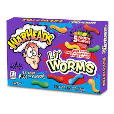 Warheads Lil' Worms Theatre Box 99g