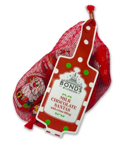 Bonds Milk Chocolate Santas Net 80G