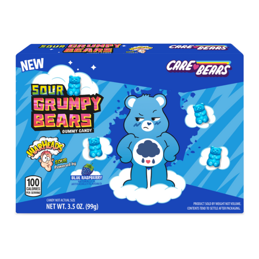 Warheads Sour Grumpy Bears Theatre Box 99g